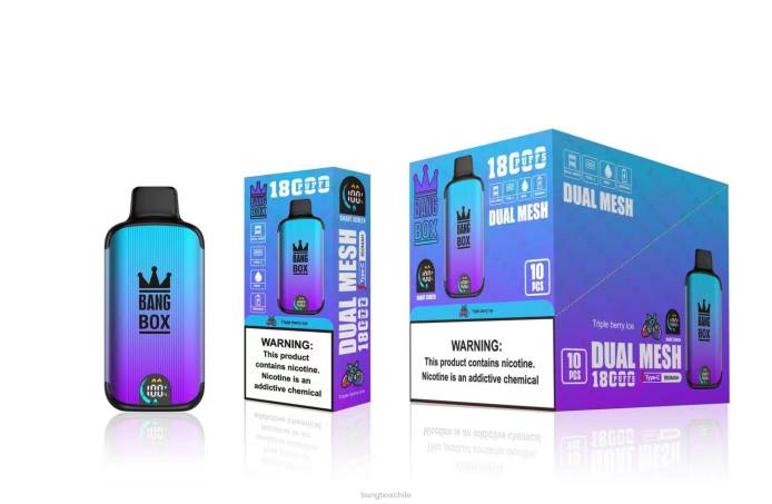 Bang Box 18000 - 800095 Bang Box 18000 bocanadas hielo de triple baya