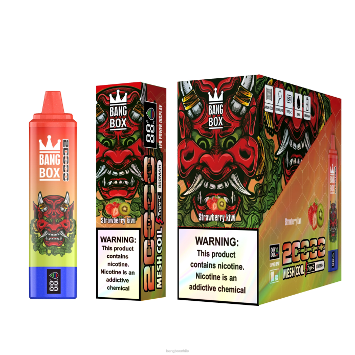 Bang Box Precio - 800051 Bang Box Pantalla inteligente de 20000 inhalaciones kiwi fresa