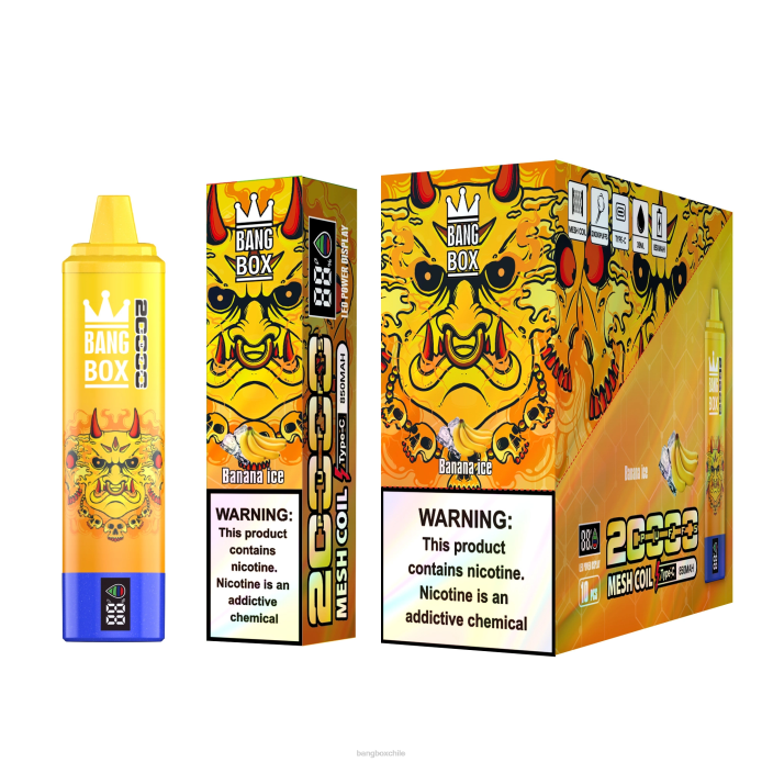 Bang Box Precio - 800057 Bang Box Pantalla inteligente de 20000 inhalaciones hielo de plátano