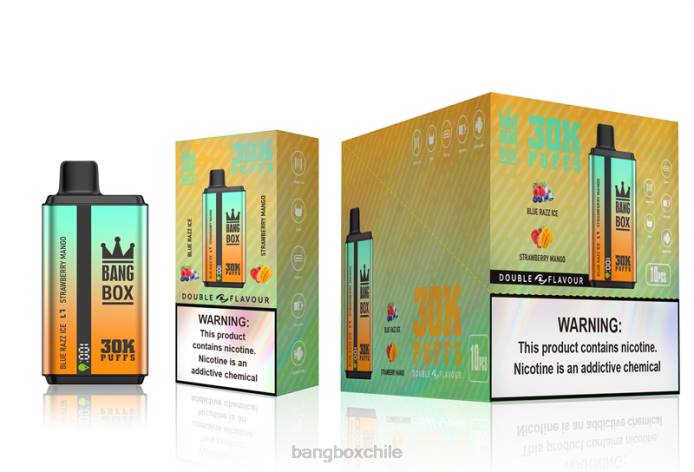 Bang Box Chile - 800073 Bang Box 30000 inhalaciones de dos sabores. hielo blue razz y mango fresa