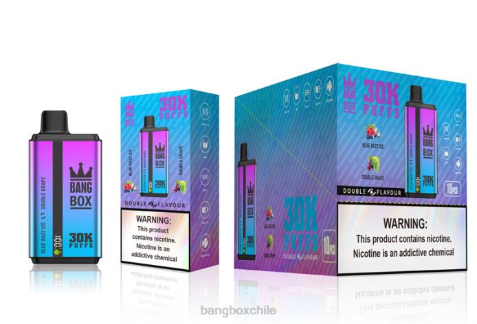 Bang Box Precio - 800072 Bang Box 30000 inhalaciones de dos sabores. hielo azul razz y uva doble