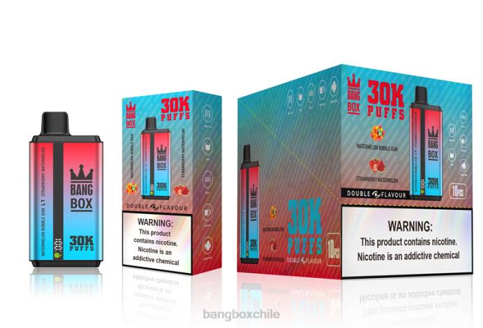 Bang Box Vape - 800068 Bang Box 30000 inhalaciones de dos sabores. chicle de sandía y sandía de fresa