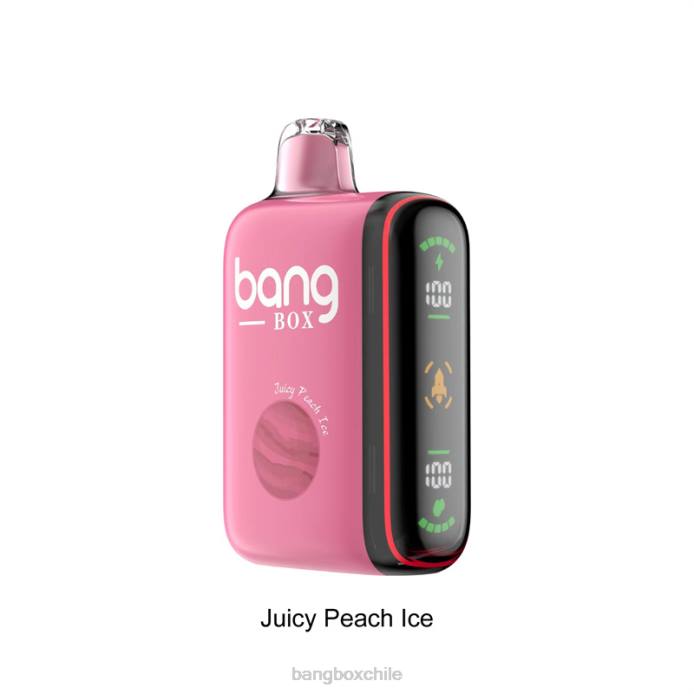 Bang Box Vape - 800029 Bang Box Pantalla de potencia inteligente de 9000-18000 inhalaciones jugoso hielo de durazno