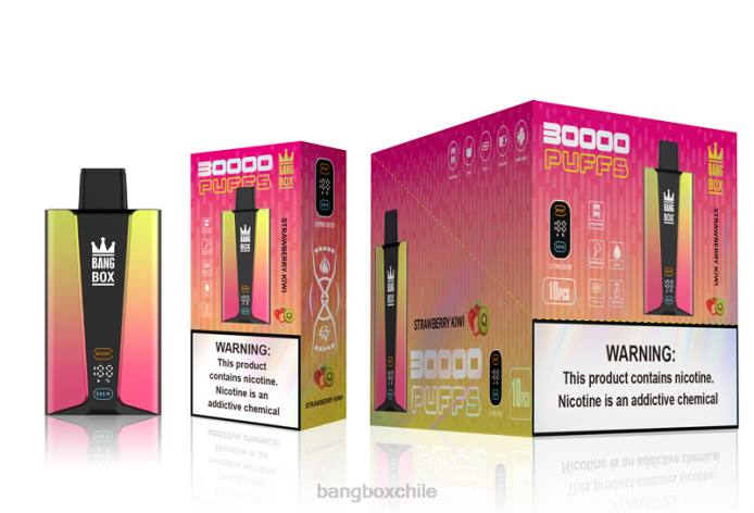 Bang Box Vape - 800074 Bang Box Pantalla inteligente de 30000 inhalaciones kiwi fresa