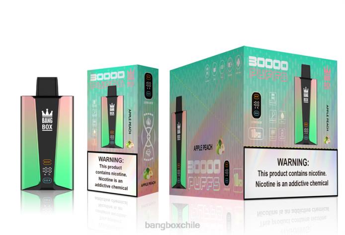 Bang Box Vape - 800083 Bang Box Pantalla inteligente de 30000 inhalaciones durazno manzana