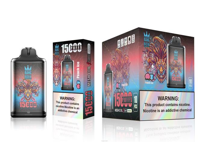 Bang Box Precio - 8000102 Bang Box s1-15000 bocanadas hielo de durazno