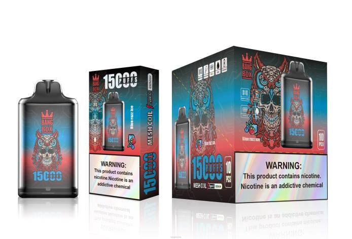 Bang Box Precio - 8000108 Bang Box s1-15000 bocanadas hielo azul