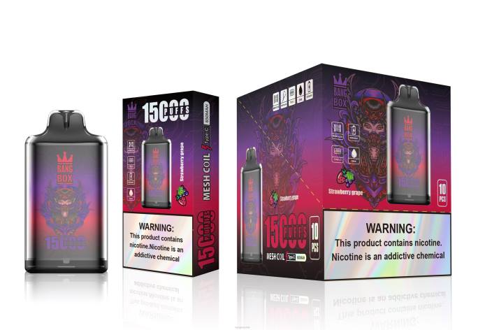 Bang Box Precio - 8000111 Bang Box s1-15000 bocanadas uva fresa