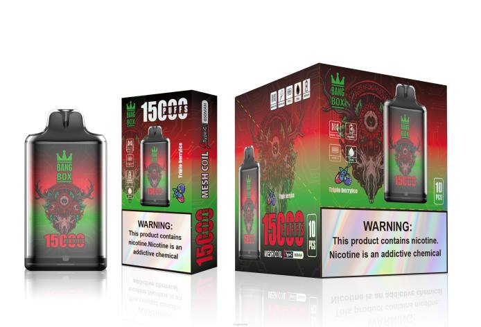 Bang Box Vape - 8000104 Bang Box s1-15000 bocanadas hielo de triple baya