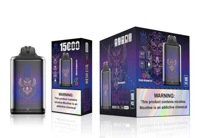 Bang Box Vape - 8000110 Bang Box s1-15000 bocanadas hielo del dragón negro