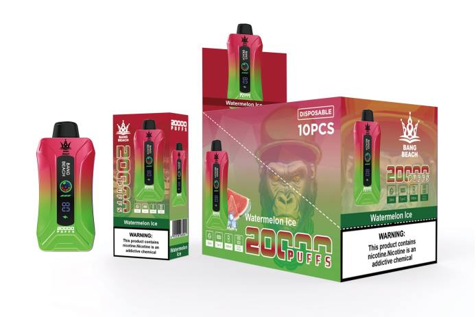 Bang Box 20000 Precio - 80007 Bang Beach vape elegante de la pantalla de 20000 soplos hielo de sandia